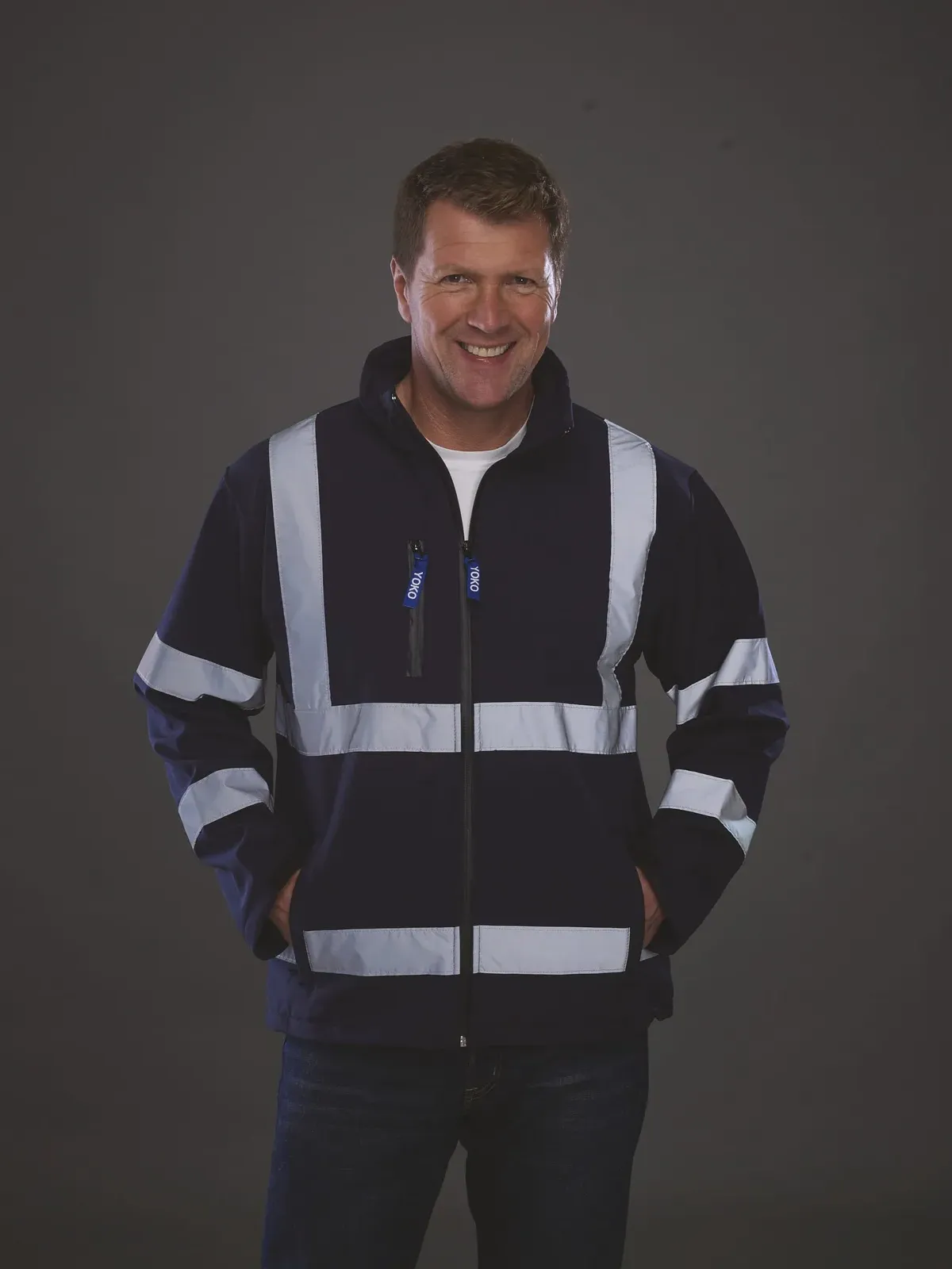 Hi-vis softshell jacket