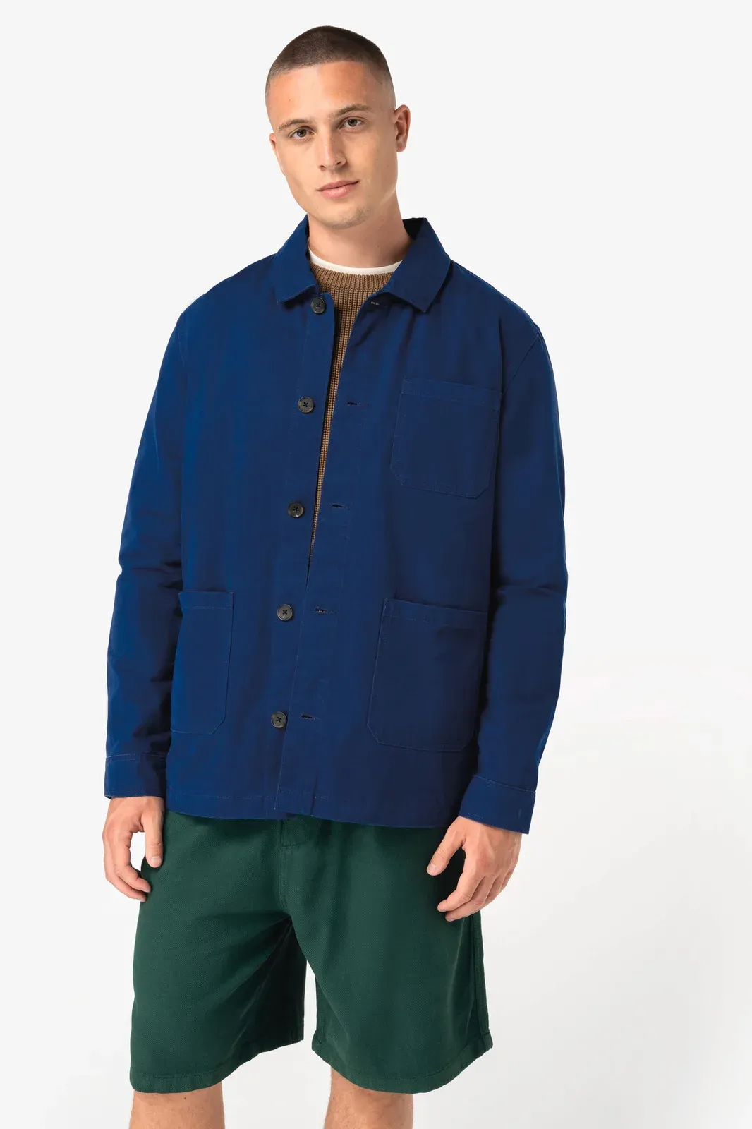 Veste worker écoresponsable délavée unisexe