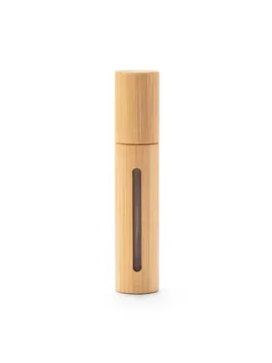 REESE. Atomiseur de parfum rechargeable avec boîtier en bambou naturel – Naturel