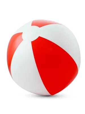 CRUISE. Inflatable beach ball in opaque PVC – Rouge