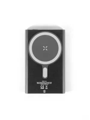 WRIGHT 5. Power bank magnético con carga ultrarrápida en aluminio reciclado y ABS reciclado 5'000 mAh