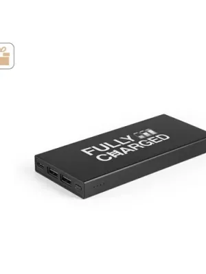 DOROTHY 10. Power bank 10'000 mAh en aluminio reciclado (100% rAL)