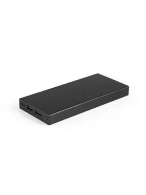 DOROTHY 10. Power bank 10'000 mAh en aluminio reciclado (100% rAL) – Noir