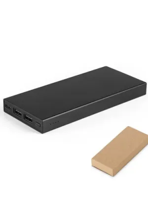 DOROTHY 10. Power bank 10'000 mAh en aluminio reciclado (100% rAL)