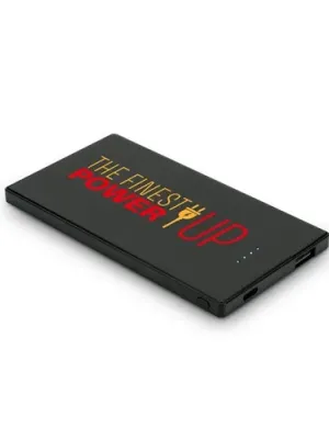 DENNING. 5.000 mAh slim stainless steel power bank