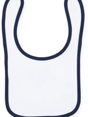 Bavoir – White / Navy
