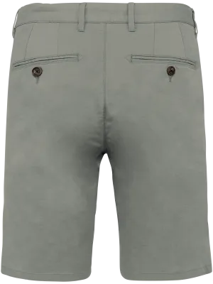 Bermuda chino écoresponsable homme – Almond Green