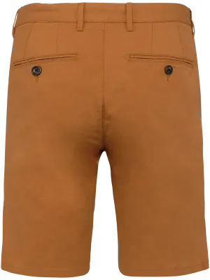 Bermuda chino écoresponsable homme – Brown Sugar