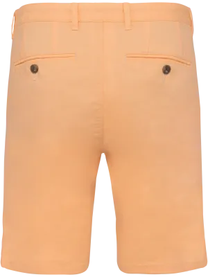 Bermuda chino écoresponsable homme – Pastel Apricot