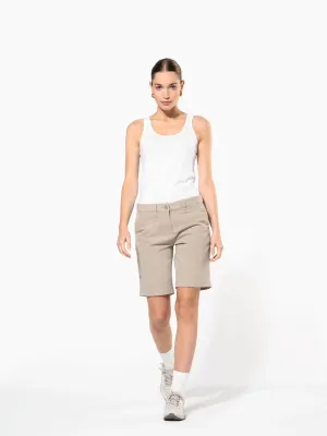 Ladies’ chino Bermuda shorts