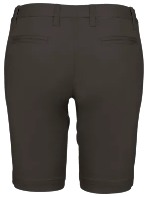 Ladies’ chino Bermuda shorts – Dark Grey