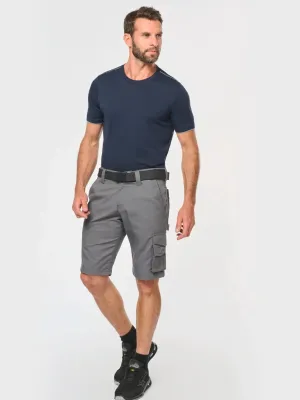 Bermuda de travail multipoches homme