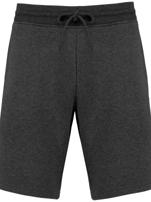 Eco-friendly men's bermuda – Volcano Grey Heather