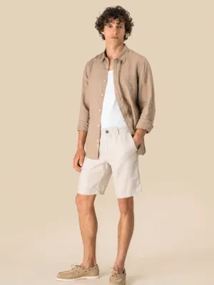 Men's Linen Bermuda Shorts