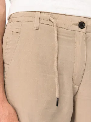 Eco-friendly ladies' lyocell and linen bermuda