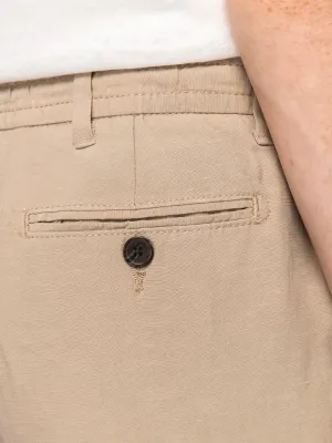 Eco-friendly ladies' lyocell and linen bermuda