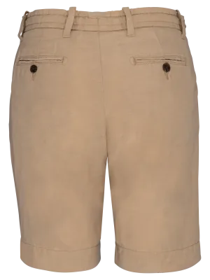 Eco-friendly ladies' lyocell and linen bermuda – Wet Sand