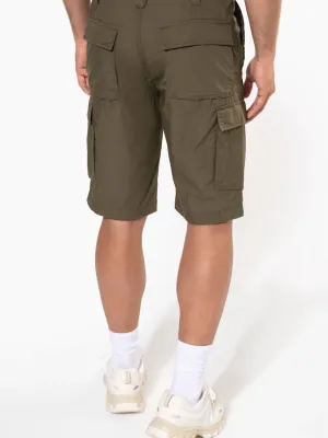 Bermuda léger multipoches homme