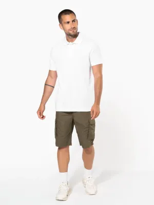 Bermuda léger multipoches homme