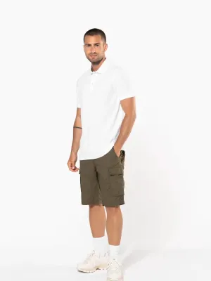 Bermuda léger multipoches homme