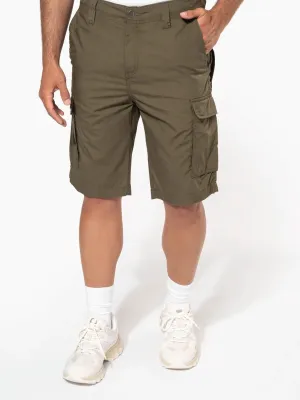 Bermuda léger multipoches homme