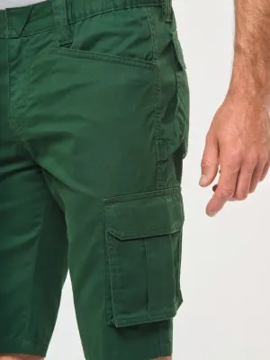 Men's eco-friendly multipocket bermuda shorts