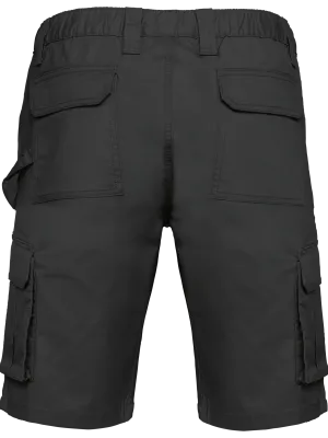 Men's eco-friendly multipocket bermuda shorts – Dark Grey