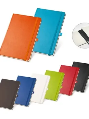 TWAIN. Bloc notes A5 à feuilles lignées en couleur ivoire