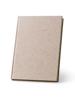 TEAPAD RIGID. Bloc de notas A5 con tapa dura hecho a partir de residuos de hojas de té (65%) – Naturel