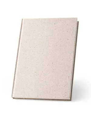 ORGANIC RIGID. Bloc de notas A5 con tapa dura de materia orgánica de elefante (80%) – Naturel clair