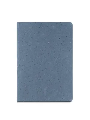 COFFEEPAD SEMI-RIGID. Bloc de notas A5 con tapa semirrígida elaborado a partir de residuos de cascarilla de café (65%)