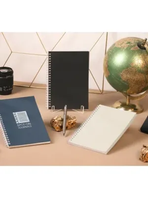 SCHILLER. Bloc-notes A5 avec couverture souple, fabriqué à partir de papier 100 % recyclé