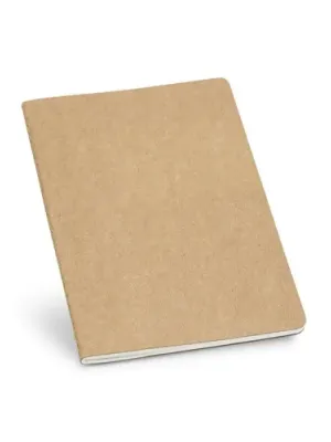 KOSTOVA. Bloc-notes A5 avec feuilles lignées – Naturel