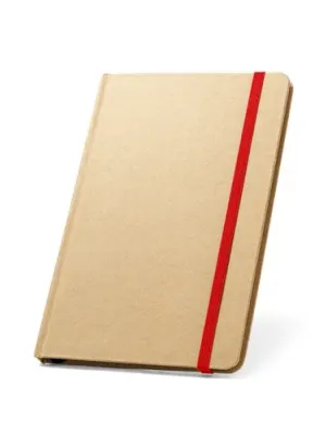 MAGRITTE. Bloc notes A5 avec feuilles lignées – Rouge