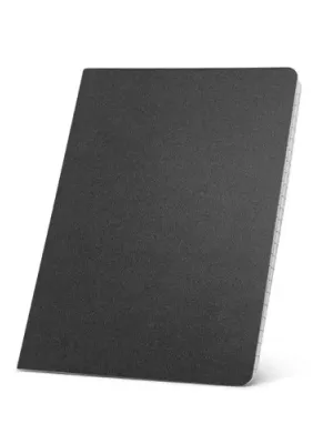 ECOWN. Bloc notes A5 avec pages lignées – Noir