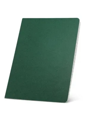 ECOWN. Bloc notes A5 avec pages lignées – Vert foncé