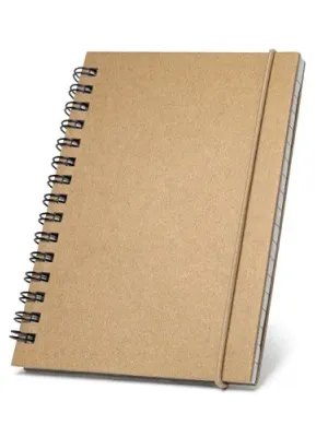 MARLOWE. Bloc-notes de poche à spirale avec pages lignées – Noir