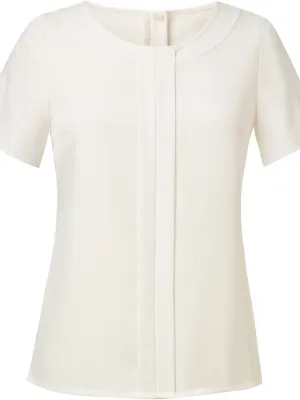 FELINA crepe de Chine blouse – Cream