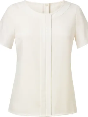 FELINA crepe de Chine blouse – White