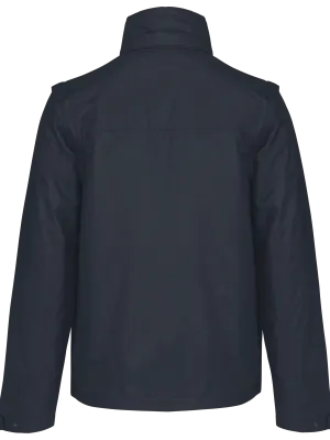 Men’s removable sleeves jacket – Navy / Grey