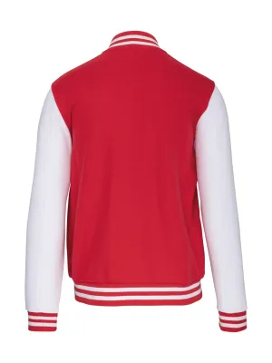 Blouson molleton teddy enfant – RED / WHITE