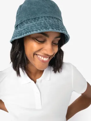 Eco-friendly unisex washed effect bucket hat