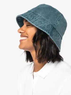 Eco-friendly unisex washed effect bucket hat