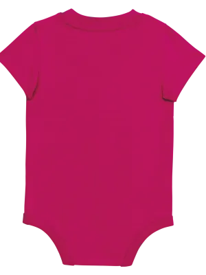 Body manches courtes bébé – Fuchsia