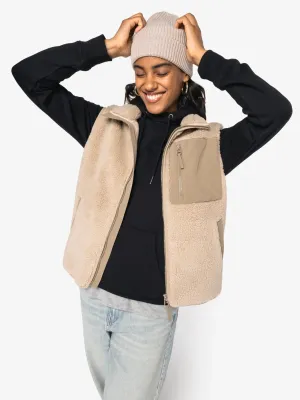 Eco-friendly unisex sherpa bodywarmer