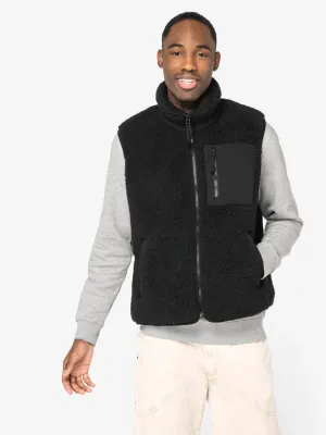 Eco-friendly unisex sherpa bodywarmer
