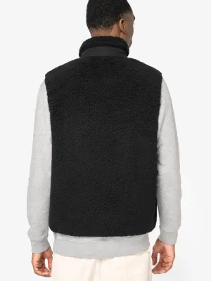 Eco-friendly unisex sherpa bodywarmer