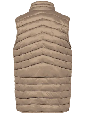 Eco-friendly men’s lightweight bodywarmer – Driftwood