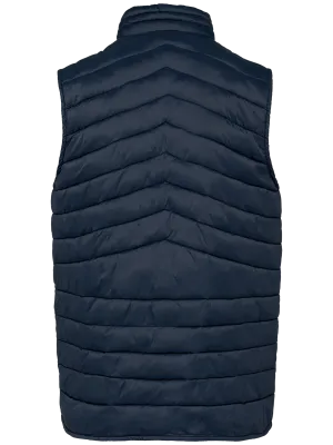 Eco-friendly men’s lightweight bodywarmer – Navy Blue