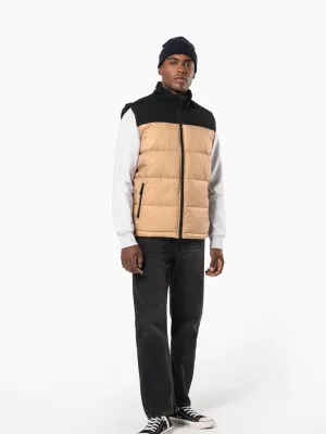 Unisex bi-tone padded bodywarmer